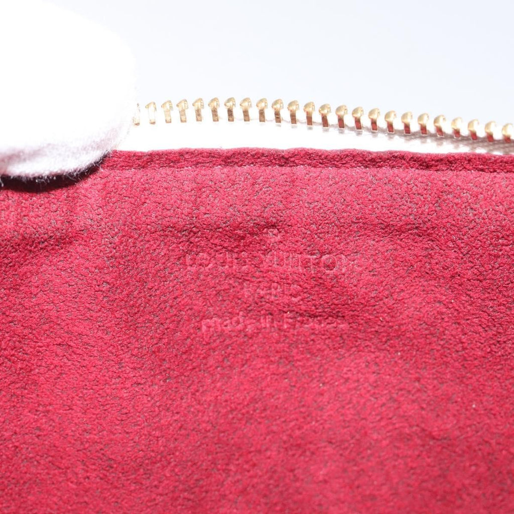Louis Vuitton Pochette Gm Monogram Multicolor White Canvas Clutche & Pouche Bag (Pre-Owned)