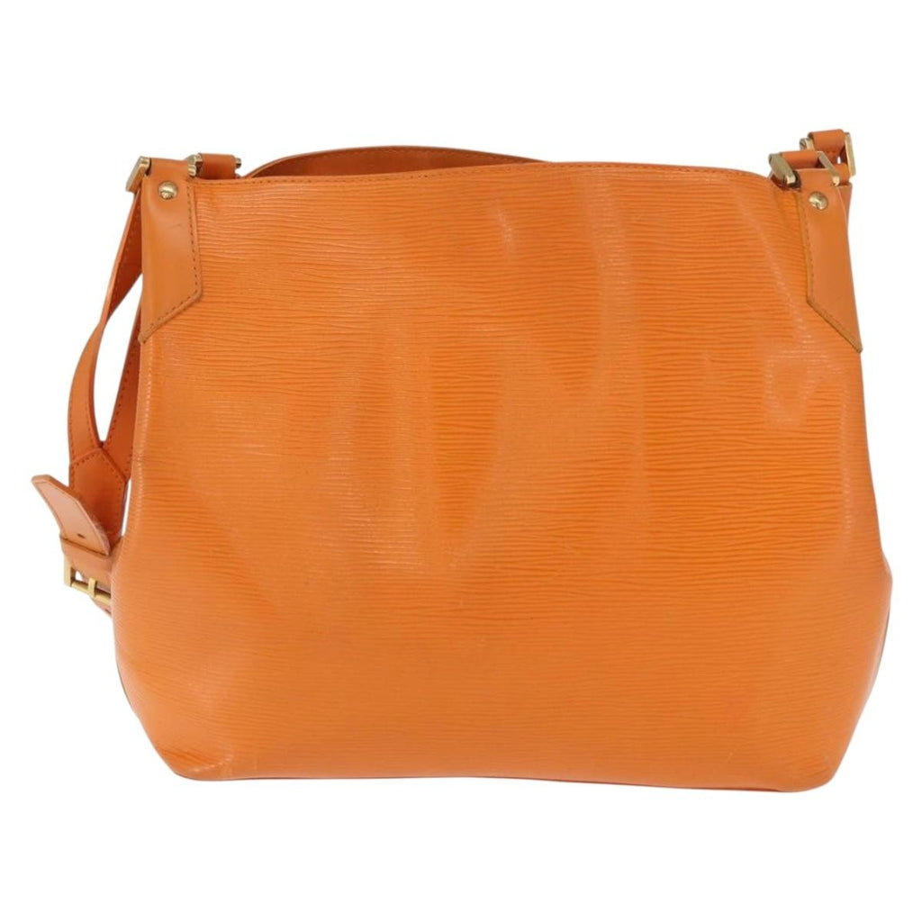 Louis Vuitton Mandara Handbag Epi Leather Orange Leather Shoulder Bag Bag (Pre-Owned)