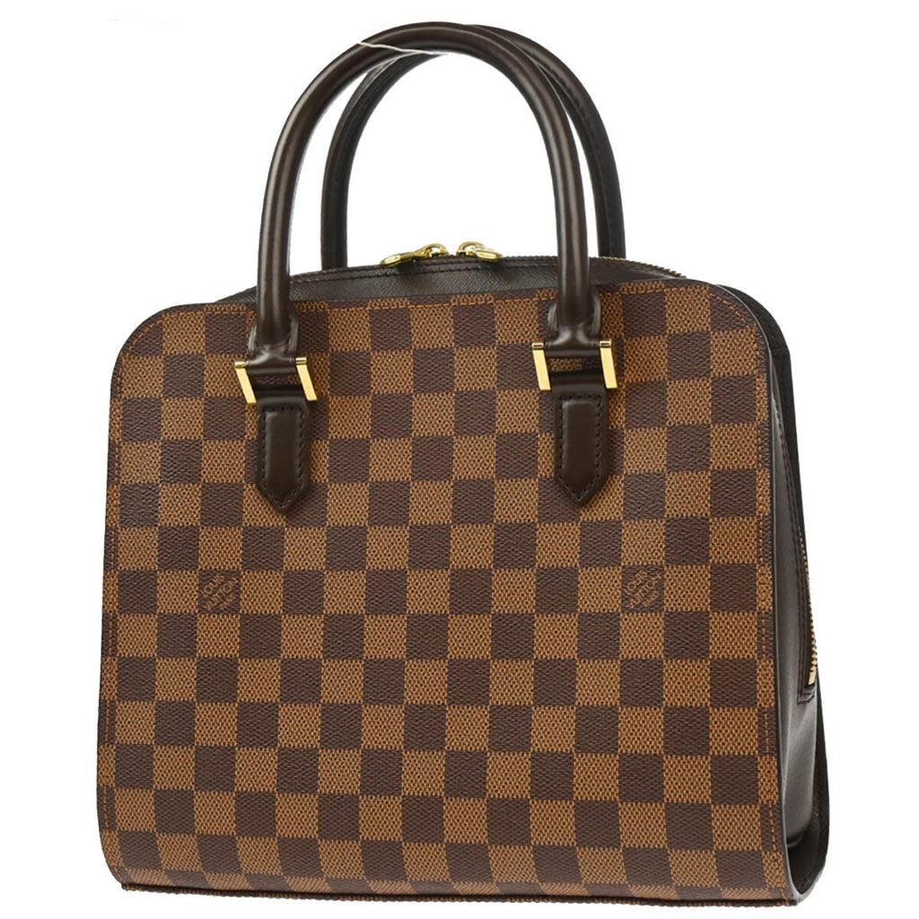 Louis Vuitton Triana Bag Damier Brown Canvas Handbag (Pre-Owned)