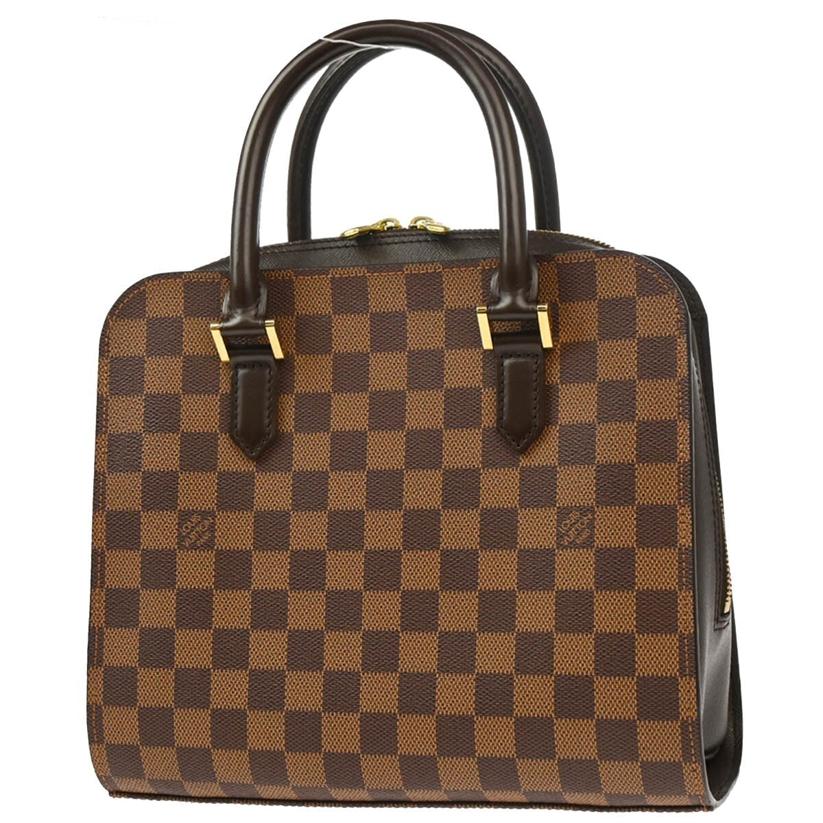 Louis Vuitton Triana Bag Damier Brown Canvas Handbag (Pre-Owned)