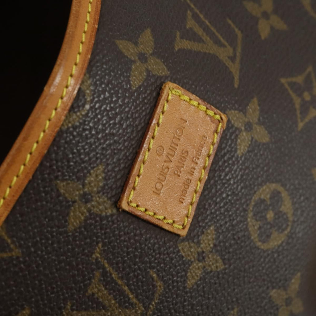 Louis Vuitton Saumur Handbag Monogram Canvas Brown Canvas Shoulder Bag Bag (Pre-Owned)