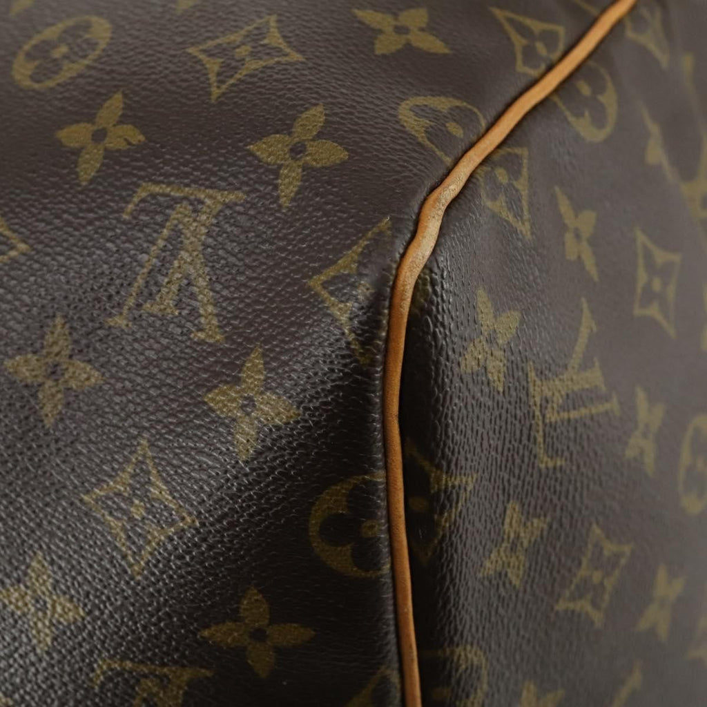 Louis Vuitton Keepall Bag Monogram Canvas Brown Canvas Travel Bag Bag (Pre-Owned)