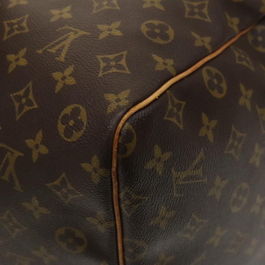 Louis Vuitton Keepall Bag Monogram Canvas Brown Canvas Travel Bag Bag (Pre-Owned)