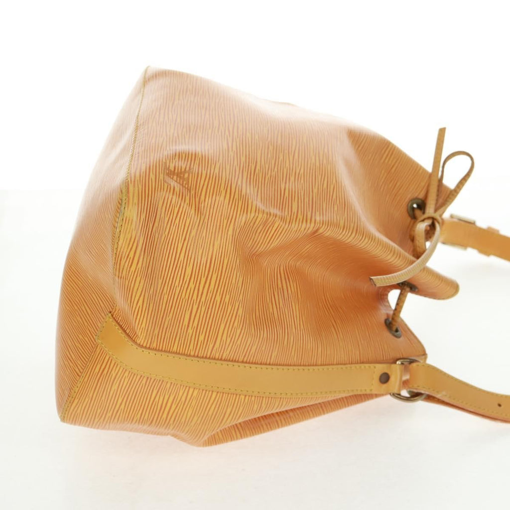 Louis Vuitton Petit Noe Handbag Epi Leather Yellow Leather Shoulder Bag Bag (Pre-Owned)
