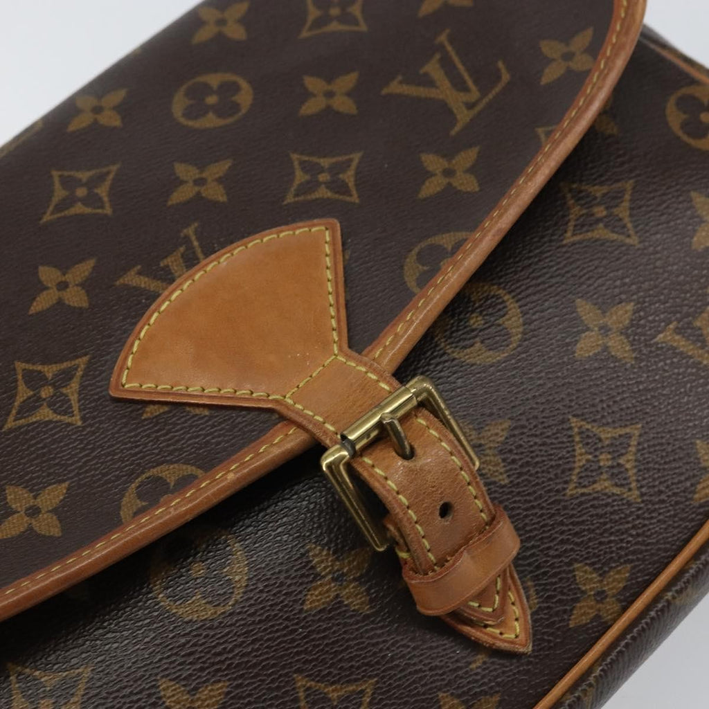 Louis Vuitton Sologne Handbag Monogram Canvas Brown Canvas Shoulder Bag Bag (Pre-Owned)