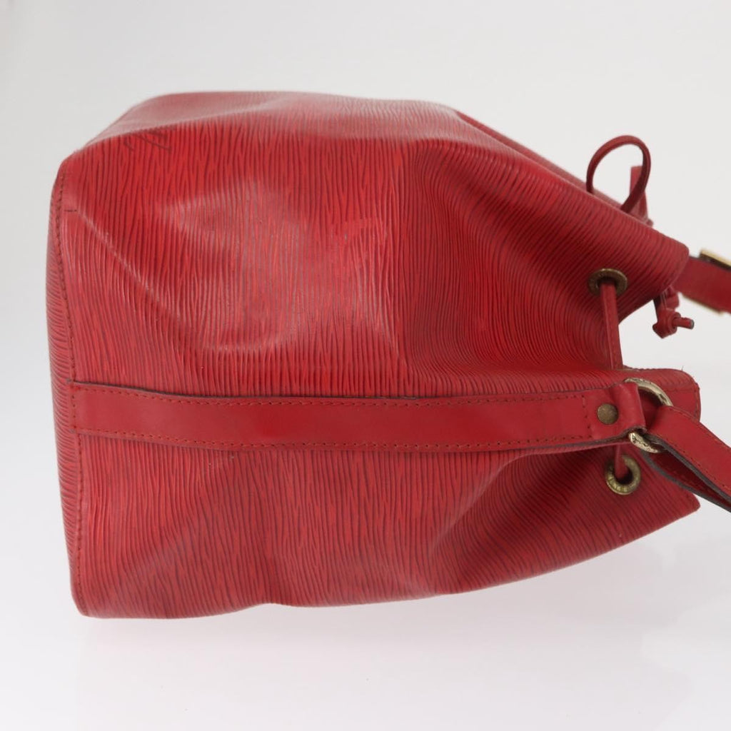 Louis Vuitton Petit Noe Handbag Epi Leather Red Leather Shoulder Bag Bag (Pre-Owned)