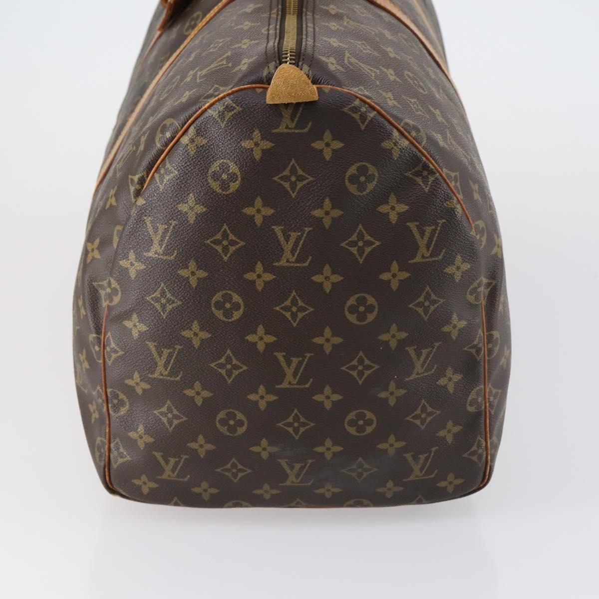 Louis Vuitton Keepall Bag Monogram Canvas Brown Canvas Travel Bag Bag (Pre-Owned)