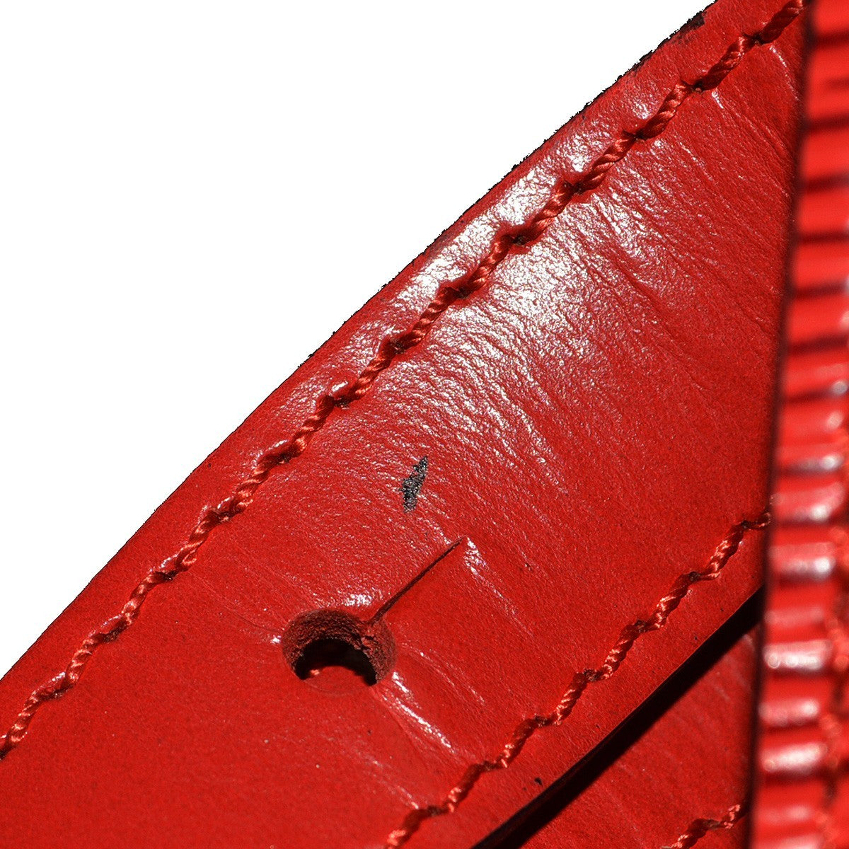 Louis Vuitton Cluny Shoulder Bag Epi Leather Red Leather Shoulder Bag Bag (Pre-Owned)
