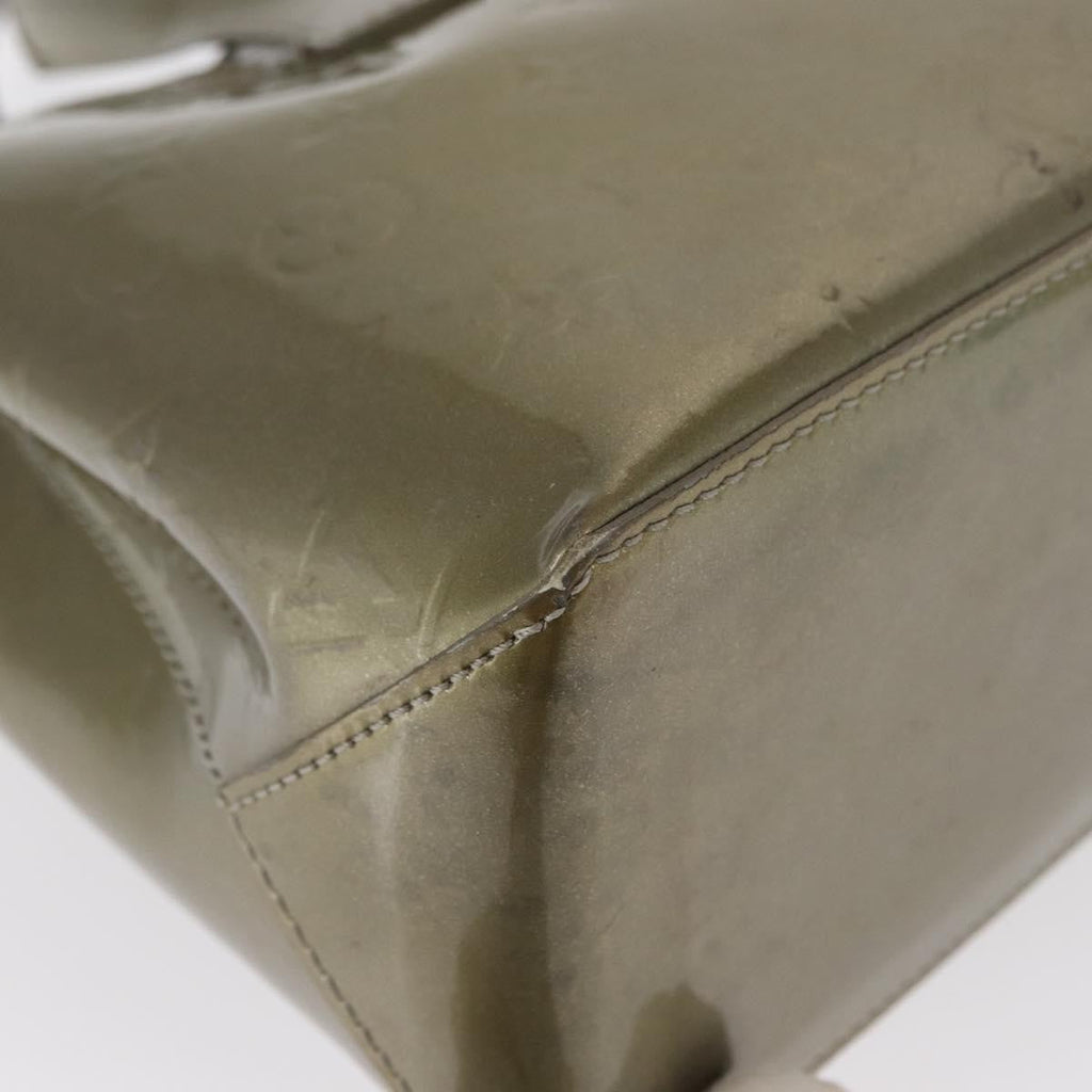 Louis Vuitton Wilshire Handbag Monogram Vernis Gray Patent_Leather Tote Bag Bag (Pre-Owned)