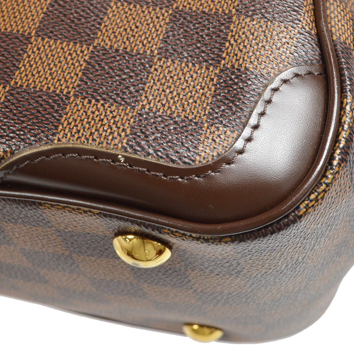 Louis Vuitton Verona Handbag Damier Brown Canvas Shoulder Bag Bag (Pre-Owned)