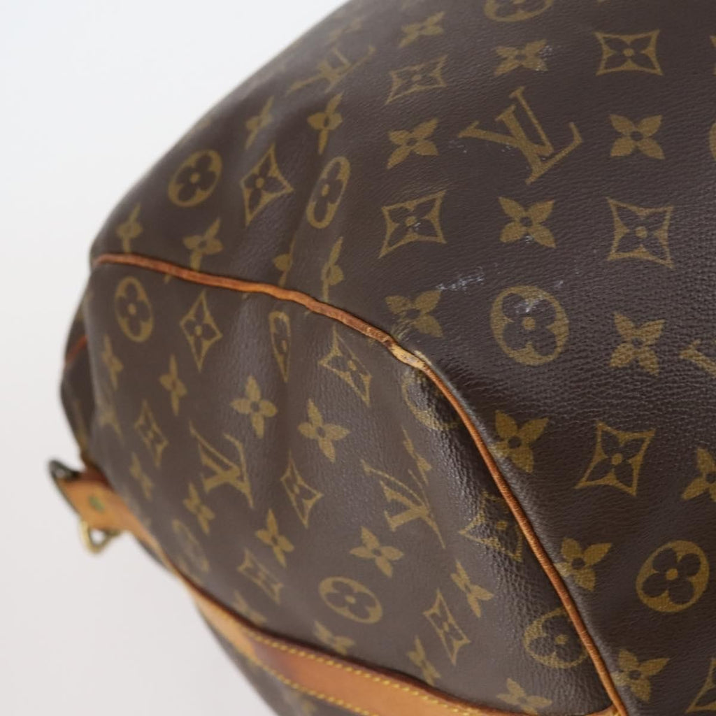 Louis Vuitton Keepall Bandouliere Bag Monogram Canvas Brown Canvas Travel Bag Bag (Pre-Owned)
