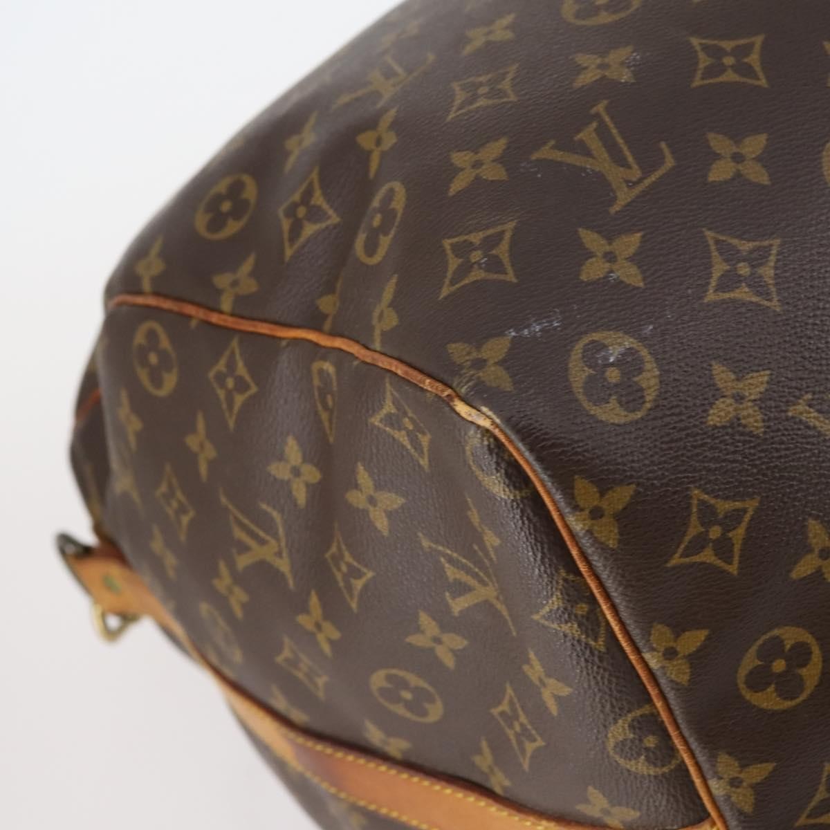 Louis Vuitton Keepall Bandouliere Bag Monogram Canvas Brown Canvas Travel Bag Bag (Pre-Owned)