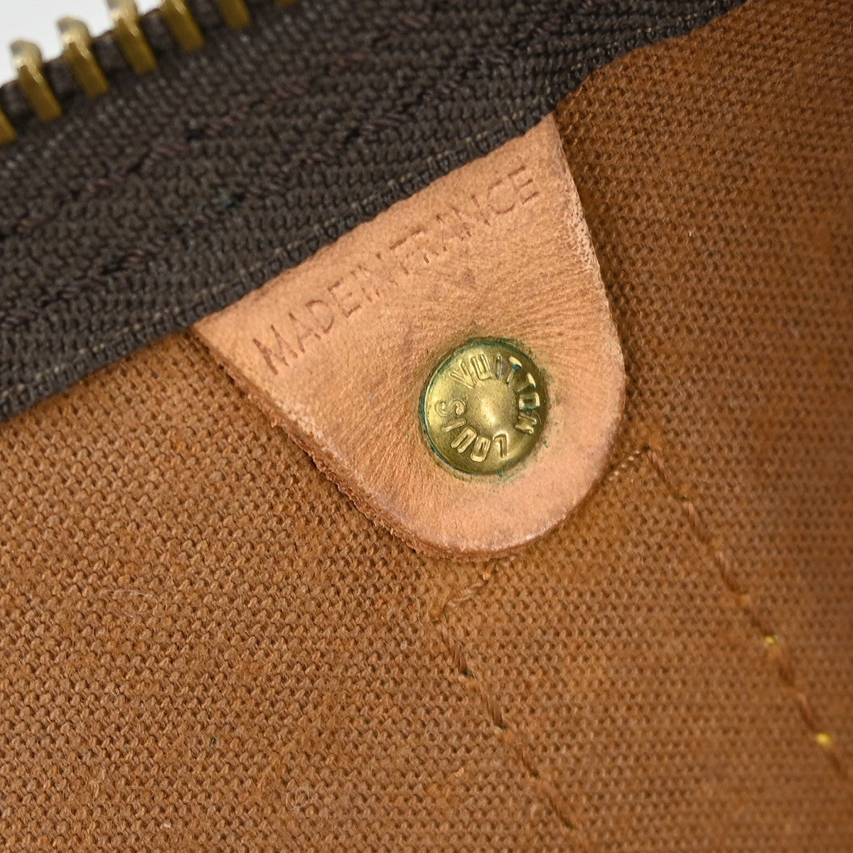 Louis Vuitton Keepall Bandouliere Bag Monogram Canvas Brown Canvas Travel Bag Bag (Pre-Owned)