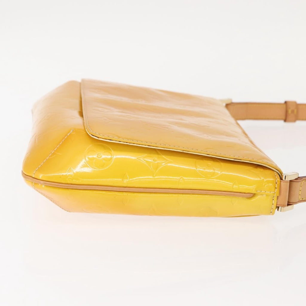Louis Vuitton Thompson Street Handbag Monogram Vernis Yellow Patent_Leather Shoulder Bag Bag (Pre-Owned)