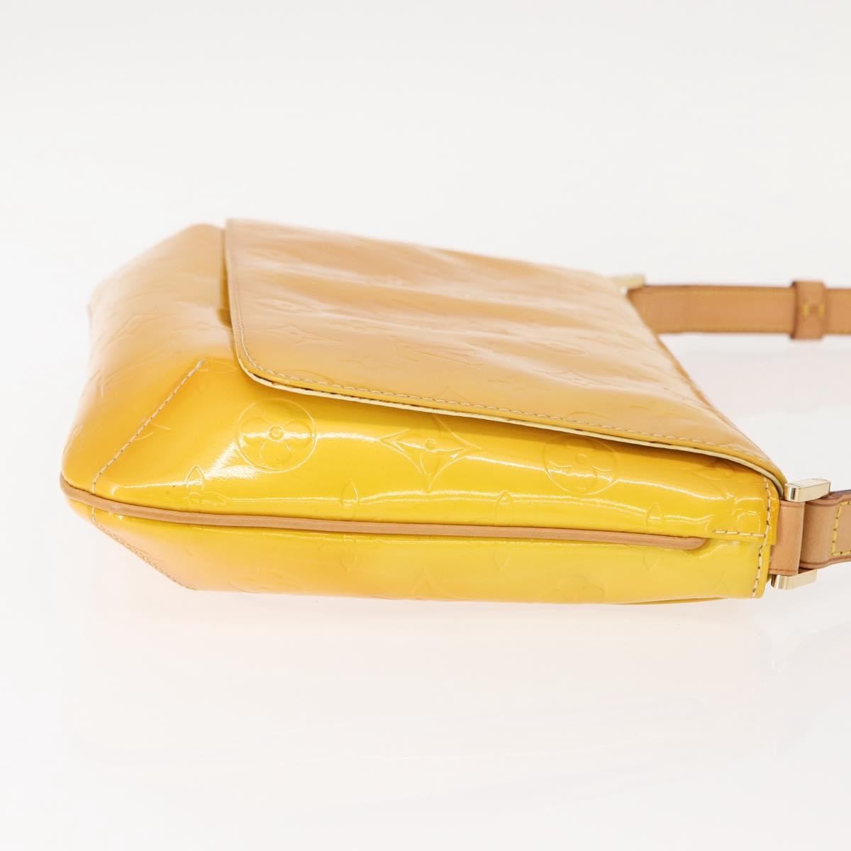 Louis Vuitton Thompson Street Handbag Monogram Vernis Yellow Patent_Leather Shoulder Bag Bag (Pre-Owned)