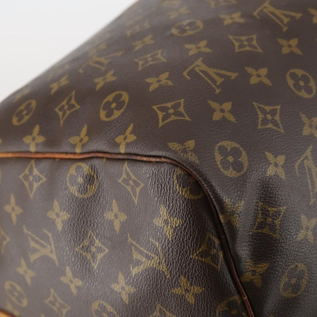 Louis Vuitton Keepall Bandouliere Bag Monogram Canvas Brown Canvas Travel Bag Bag (Pre-Owned)