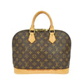 Louis Vuitton Alma Handbag Monogram Canvas Brown Canvas Handbag (Pre-Owned)
