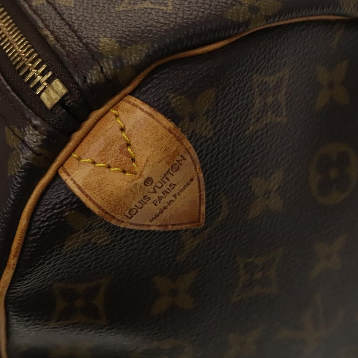 Louis Vuitton Keepall Bag Monogram Canvas Brown Canvas Travel Bag Bag (Pre-Owned)