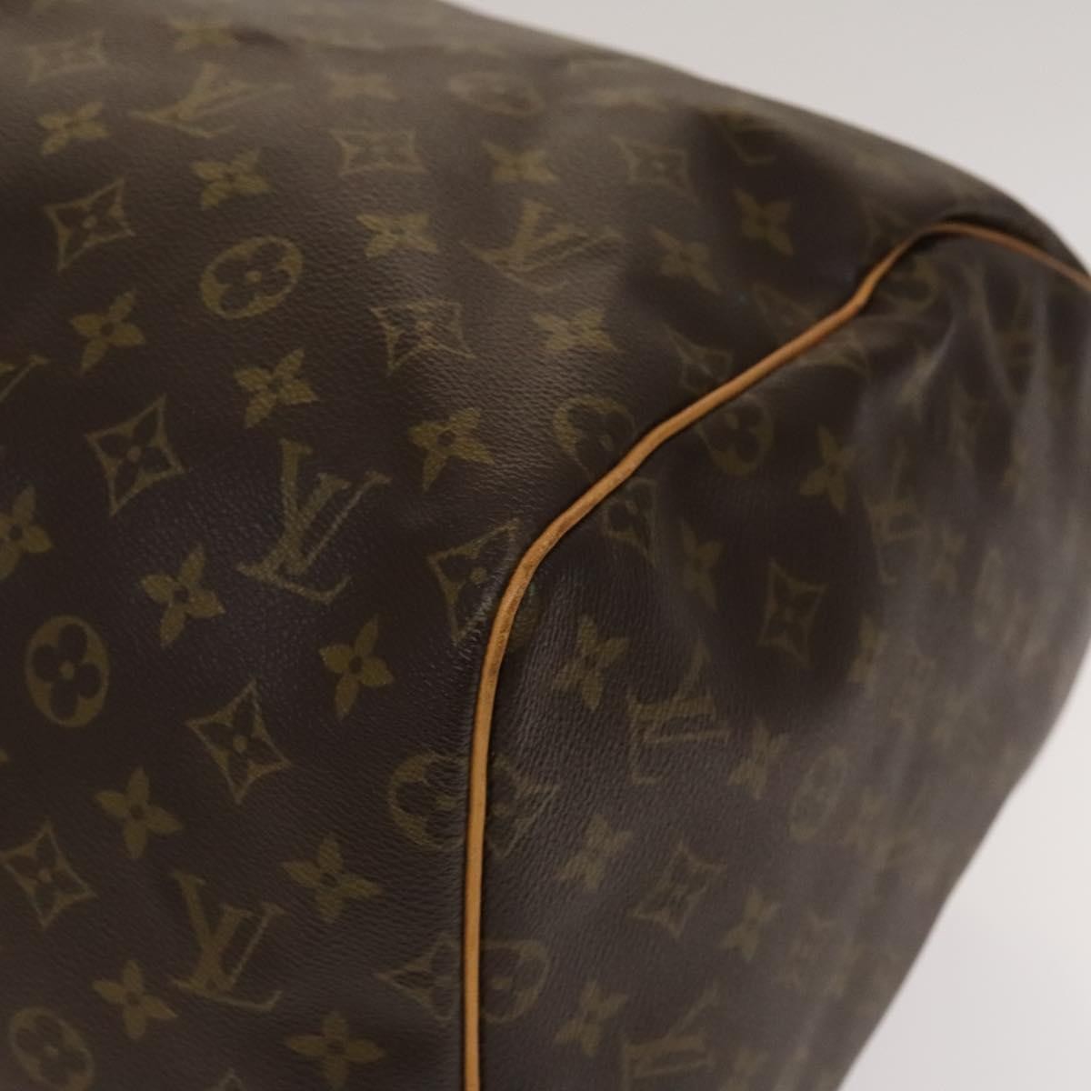 Louis Vuitton Keepall Bag Monogram Canvas Brown Canvas Travel Bag Bag (Pre-Owned)