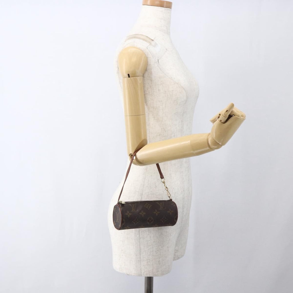 Louis Vuitton Papillon Pochette Monogram Canvas Brown Canvas Clutche & Pouche Bag (Pre-Owned)