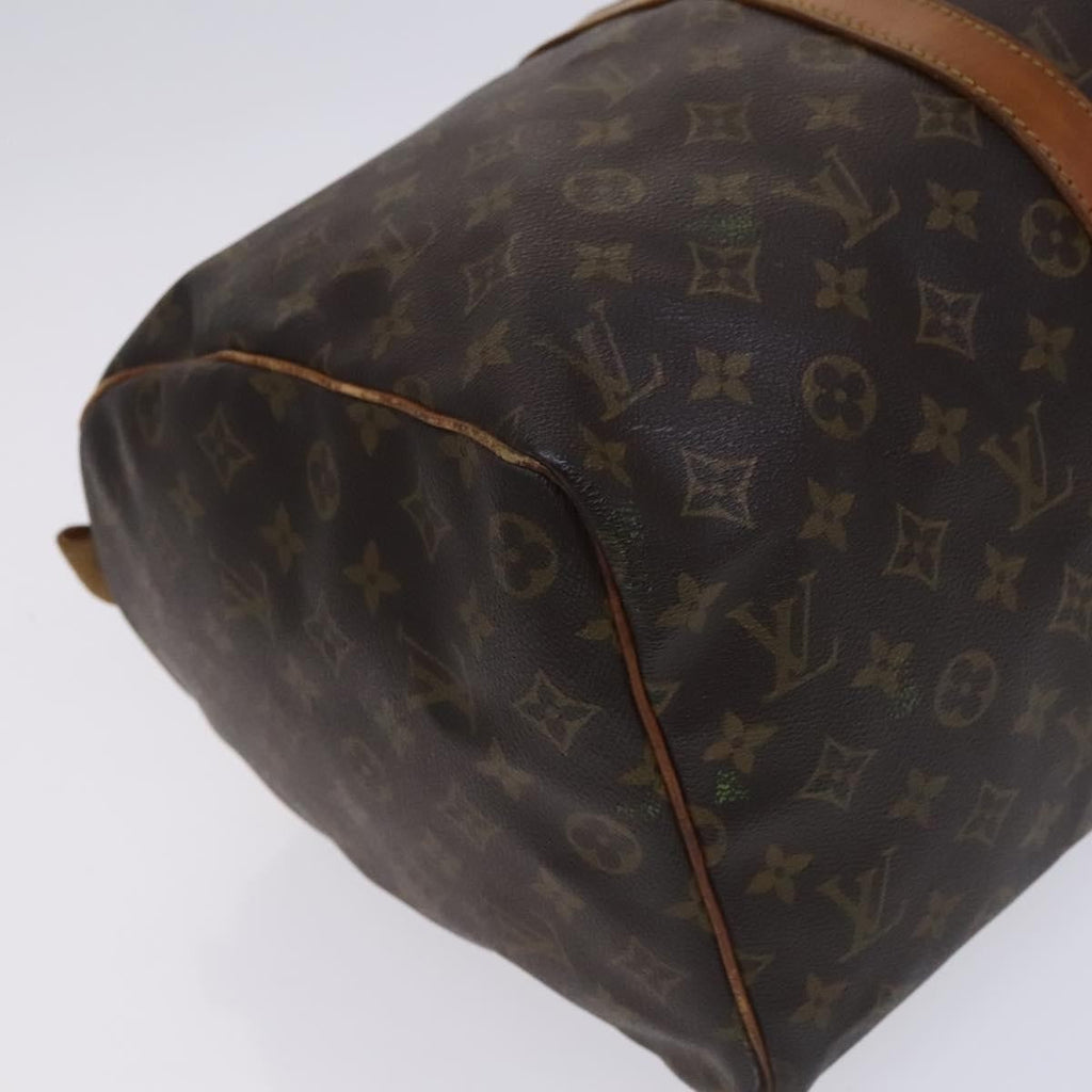 Louis Vuitton Keepall Bag Monogram Canvas Brown Canvas Travel Bag Bag (Pre-Owned)