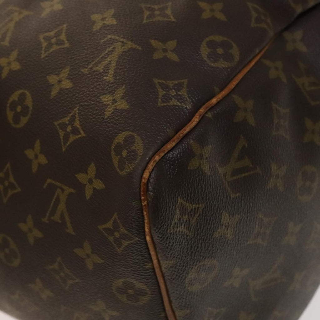 Louis Vuitton Keepall Bag Monogram Canvas Brown Canvas Travel Bag Bag (Pre-Owned)