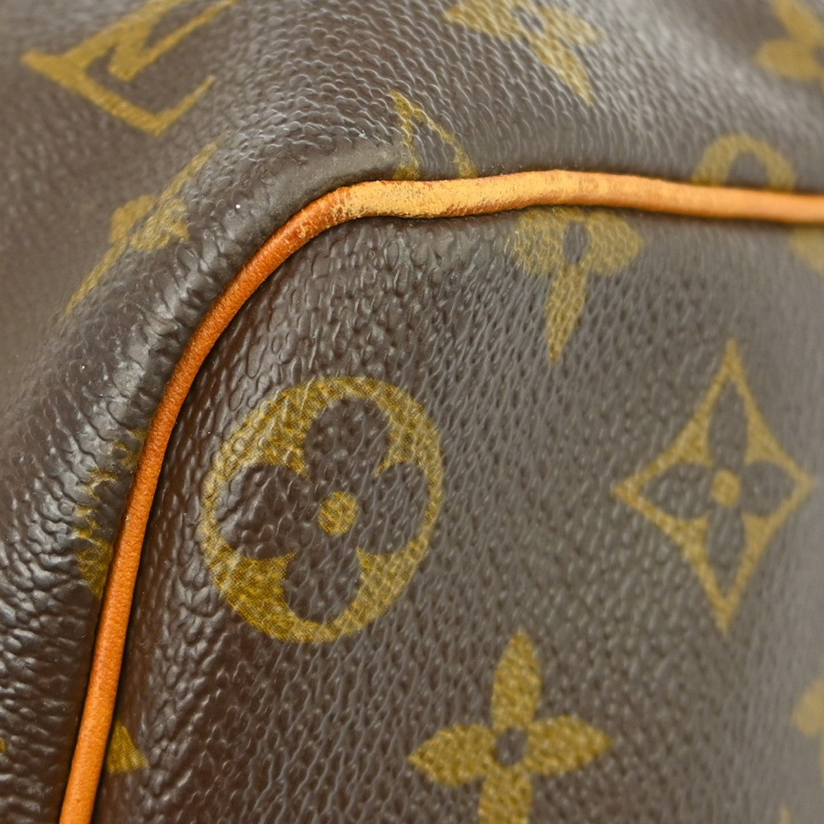 Louis Vuitton Keepall Bag Monogram Canvas Brown Canvas Travel Bag Bag (Pre-Owned)