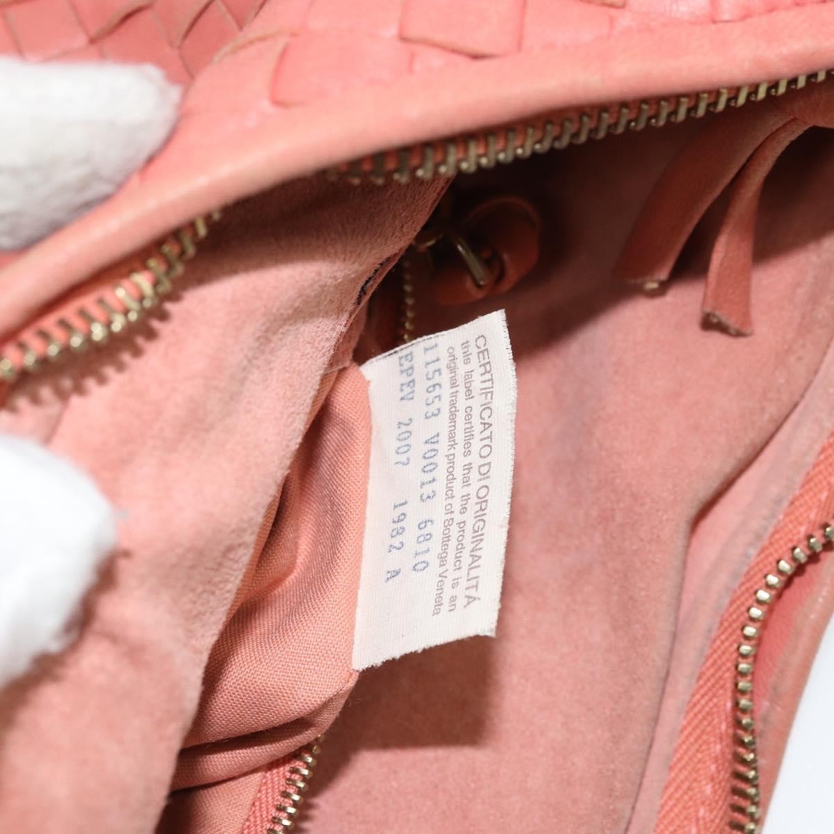 Bottega Veneta Veneta Hobo Intrecciato Nappa Pink Leather Handbag (Pre-Owned)