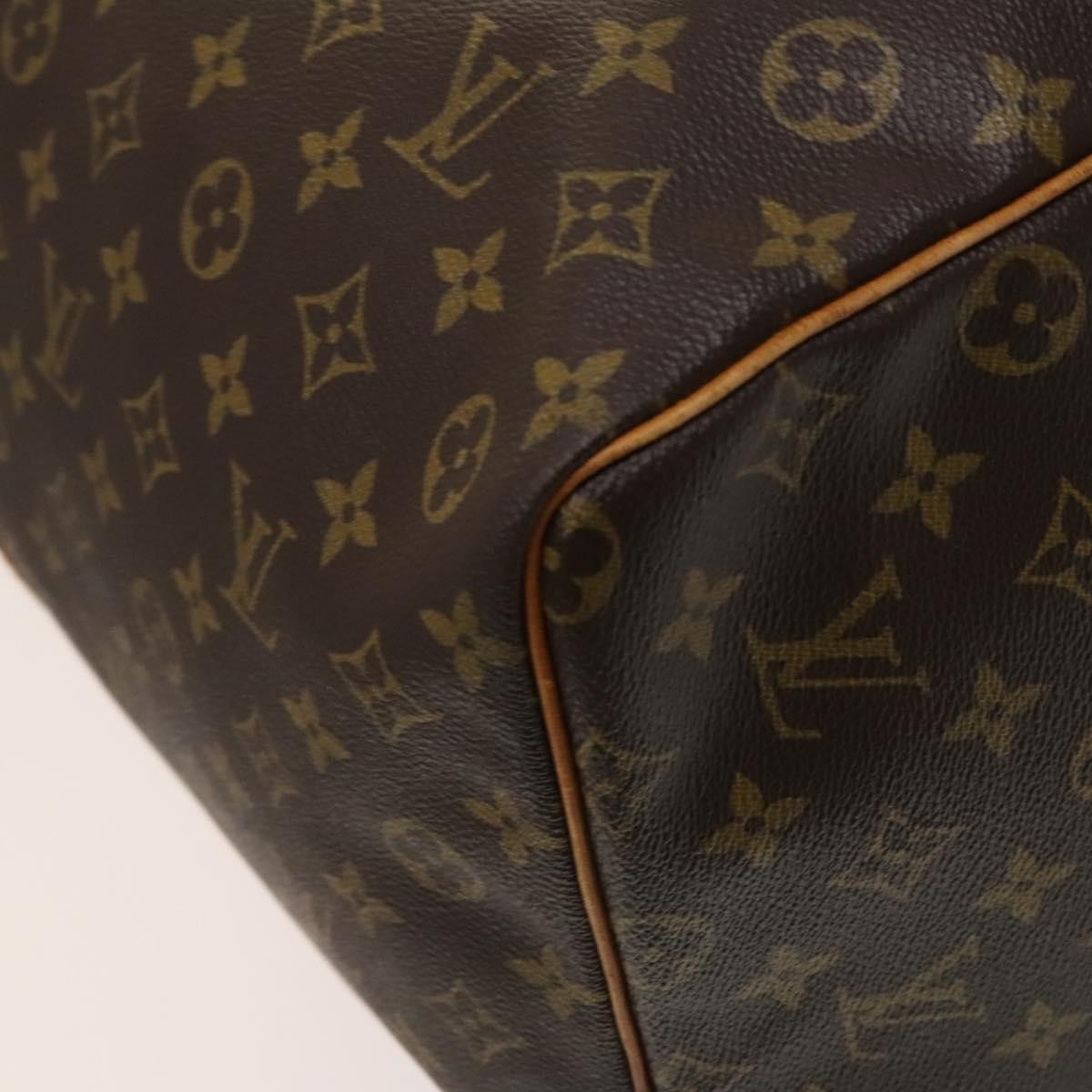 Louis Vuitton Keepall Bag Monogram Canvas Brown Canvas Travel Bag Bag (Pre-Owned)