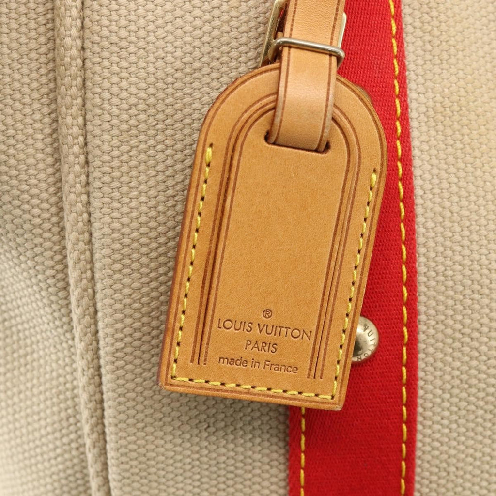Louis Vuitton Antigua Tote Canvas Beige Canvas Tote Bag Bag (Pre-Owned)