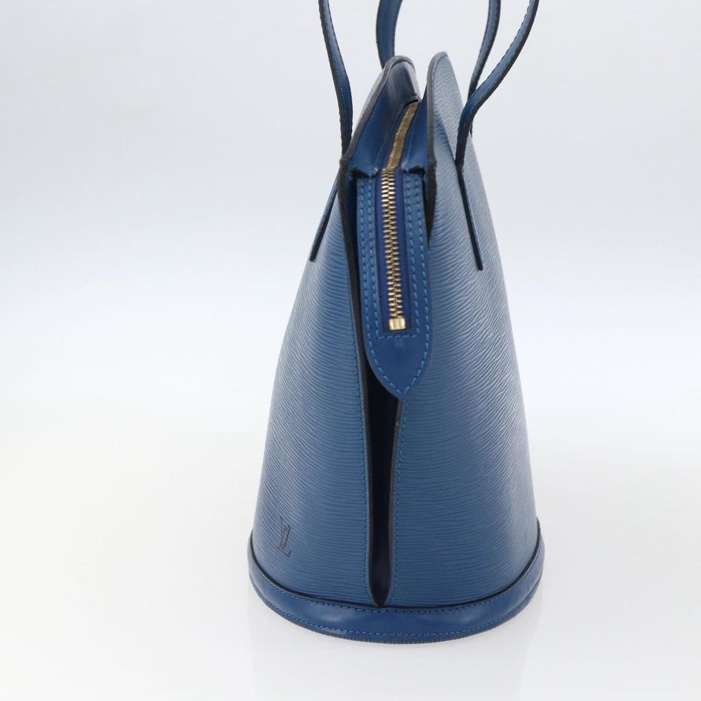 Louis Vuitton Saint Jacques Handbag Epi Leather Blue Leather Shoulder Bag Bag (Pre-Owned)