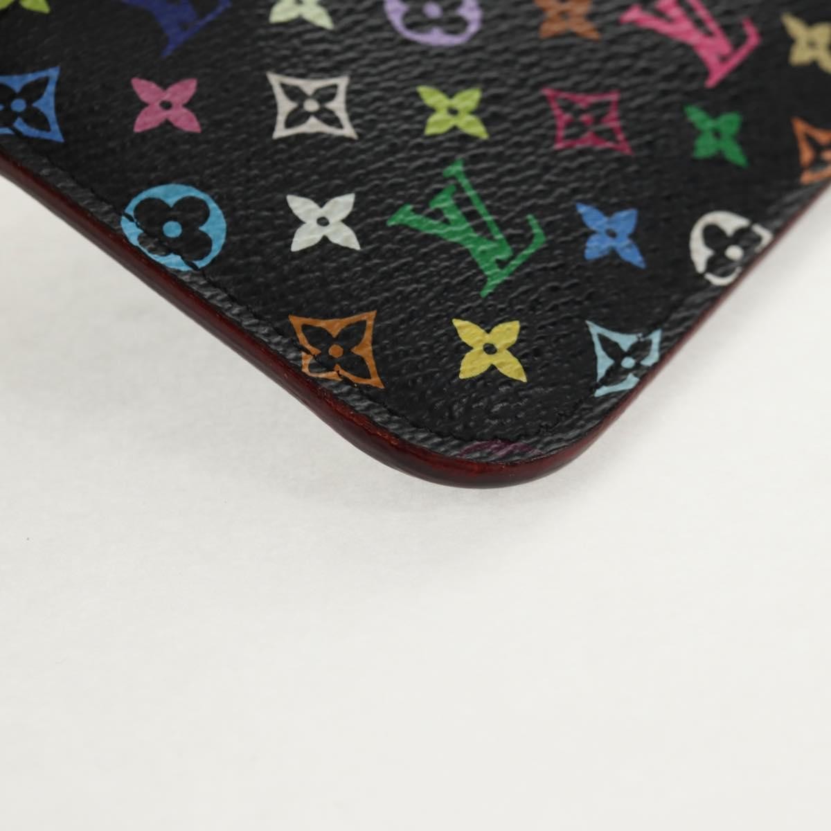Louis Vuitton Pochette Clés Nm Monogram Multicolor Canvas Black Canvas Wallets Accessory (Pre-Owned)