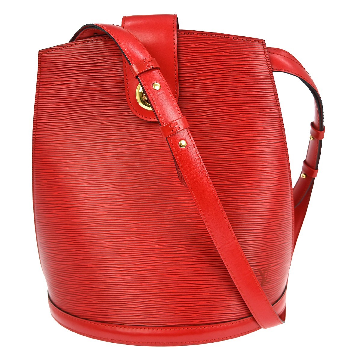 Louis Vuitton Cluny Shoulder Bag Epi Leather Red Leather Shoulder Bag Bag (Pre-Owned)