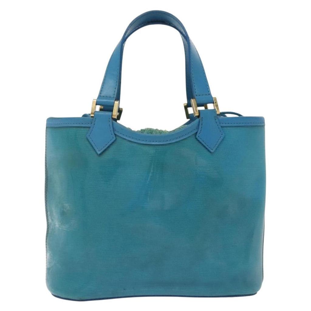 Louis Vuitton Plage Lagoon Bay Handbag Vinyl Epi Leather Blue Leather Bag (Pre-Owned)