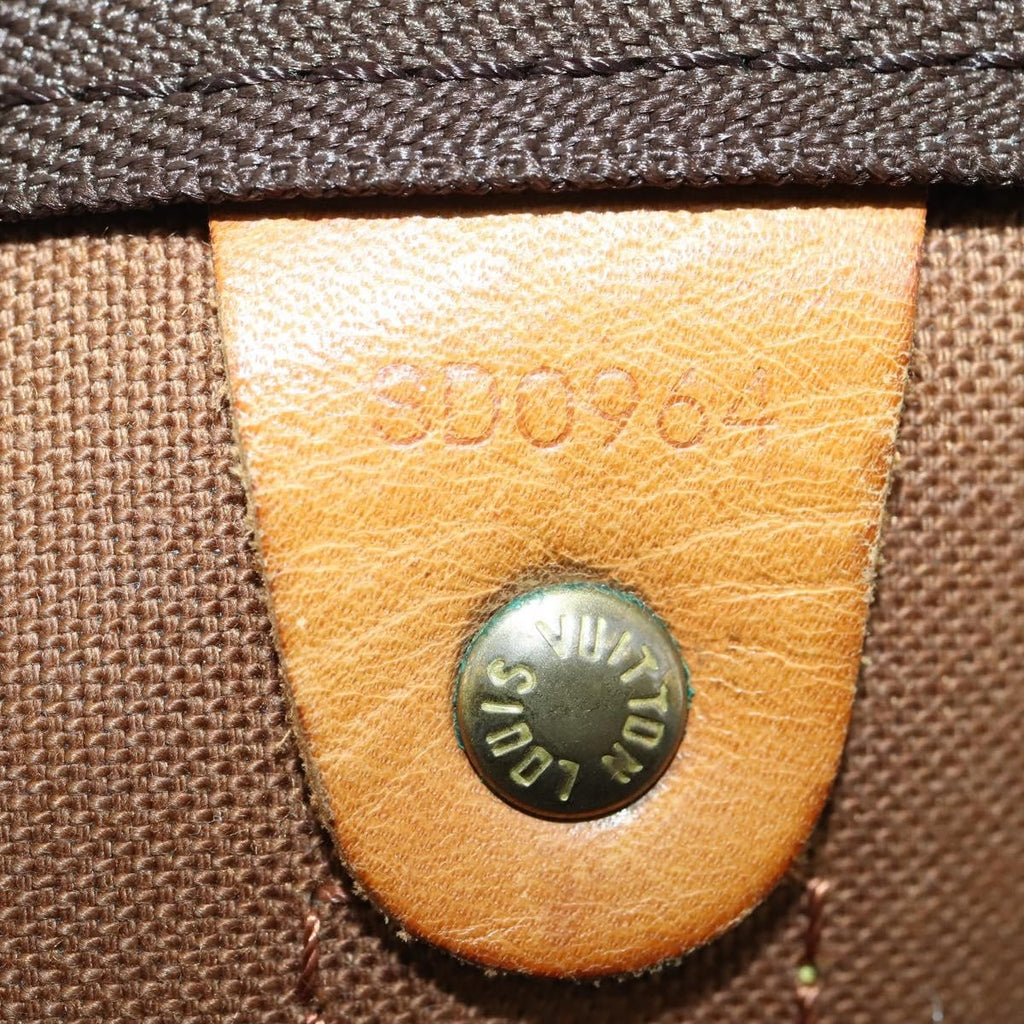 Louis Vuitton Keepall Bag Monogram Canvas Brown Canvas Travel Bag Bag (Pre-Owned)