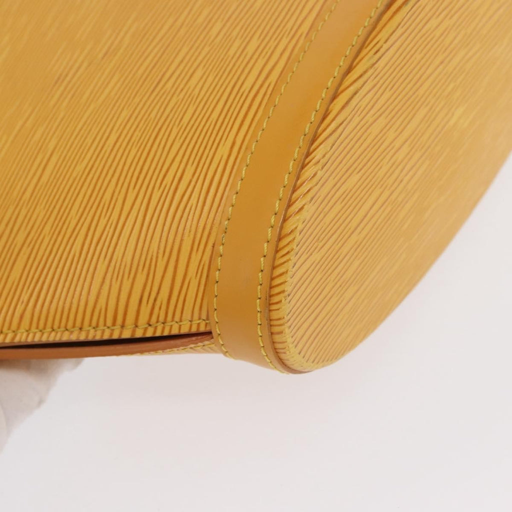 Louis Vuitton Saint Jacques Handbag Epi Leather Yellow Leather Handbag (Pre-Owned)