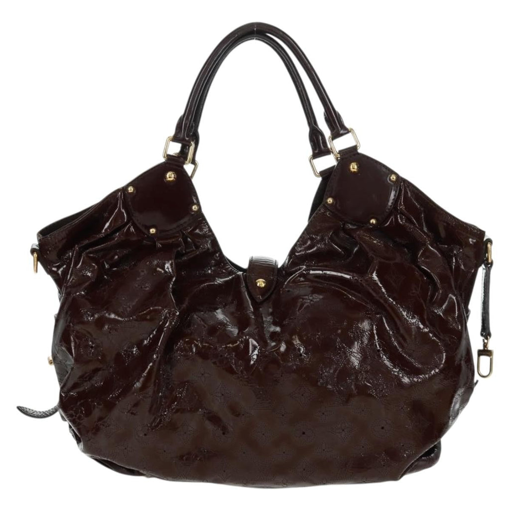 Louis Vuitton L Hobo Surya Leather Brown Patent_Leather Tote Bag Bag (Pre-Owned)