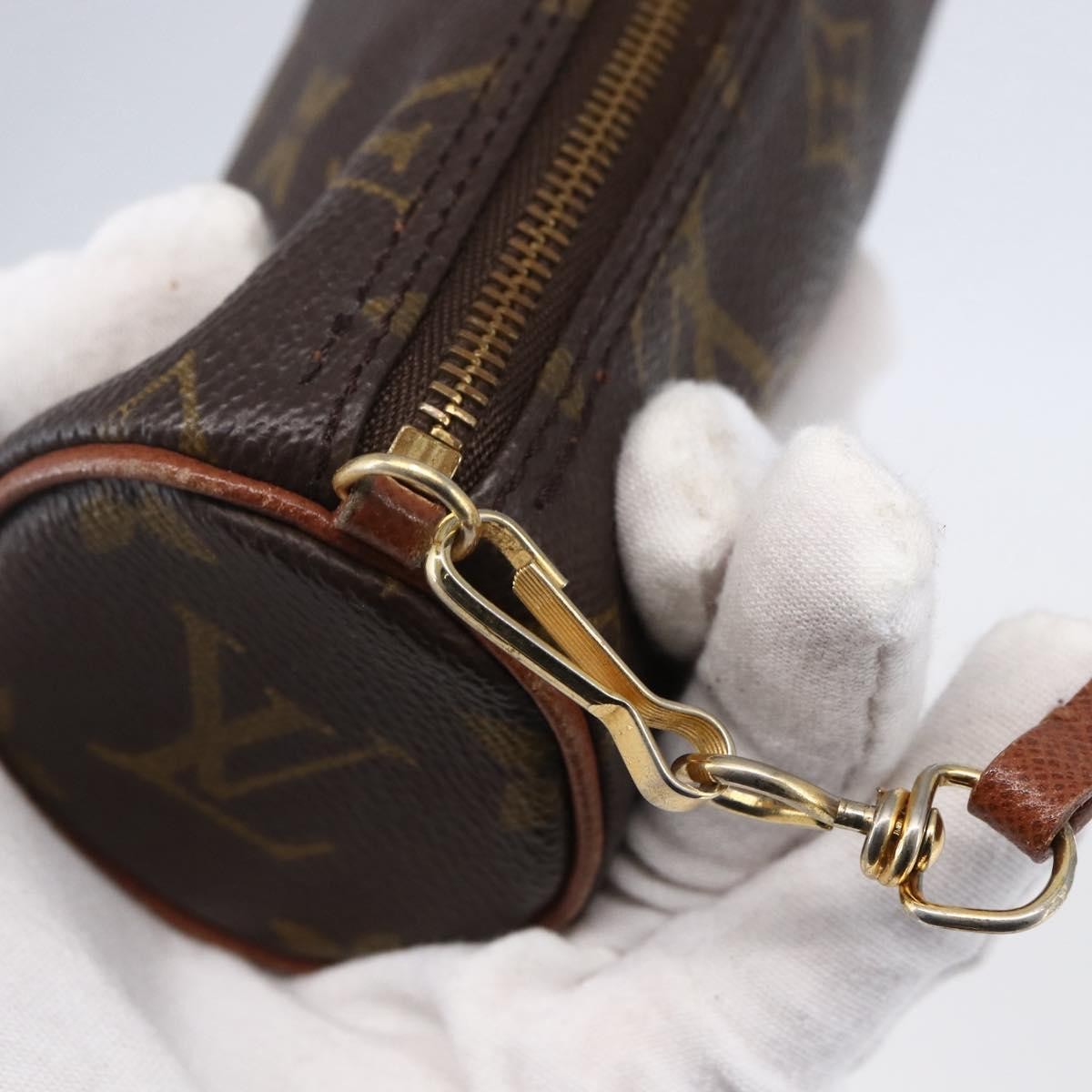 Louis Vuitton Papillon Pochette Monogram Canvas Brown Canvas Clutche & Pouche Bag (Pre-Owned)