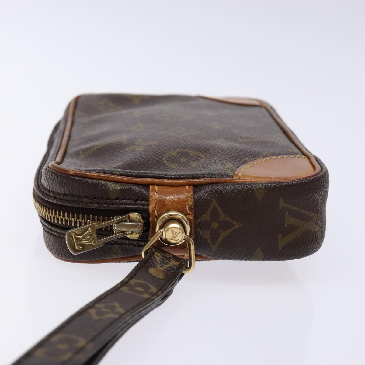 Louis Vuitton Marly Dragonne Clutch Monogram Canvas Brown Canvas Clutche & Pouche Bag (Pre-Owned)