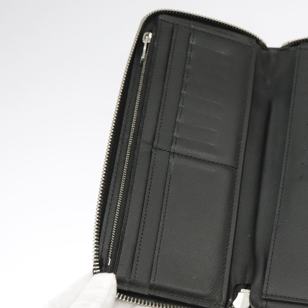 Louis Vuitton Zippy Wallet Vertical Damier Graphite Gray Canvas Wallets Accessory (Pre-Owned)