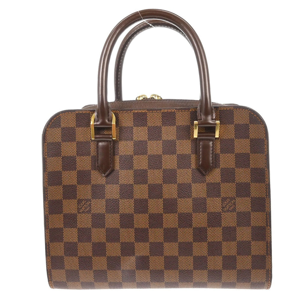 Louis Vuitton Triana Bag Damier Brown Canvas Handbag (Pre-Owned)
