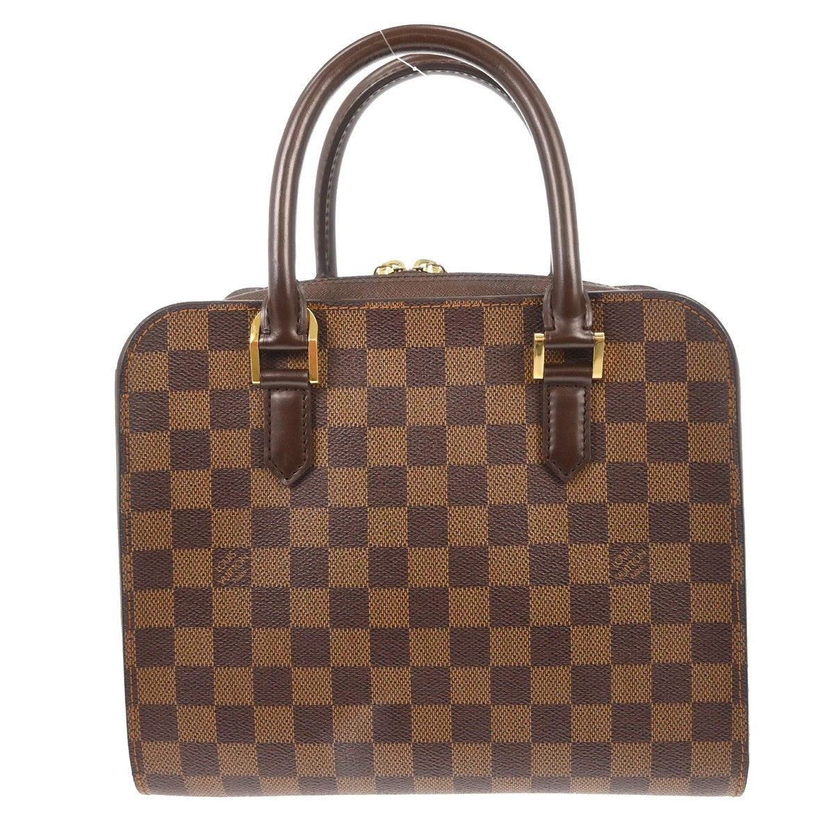 Louis Vuitton Triana Bag Damier Brown Canvas Handbag (Pre-Owned)