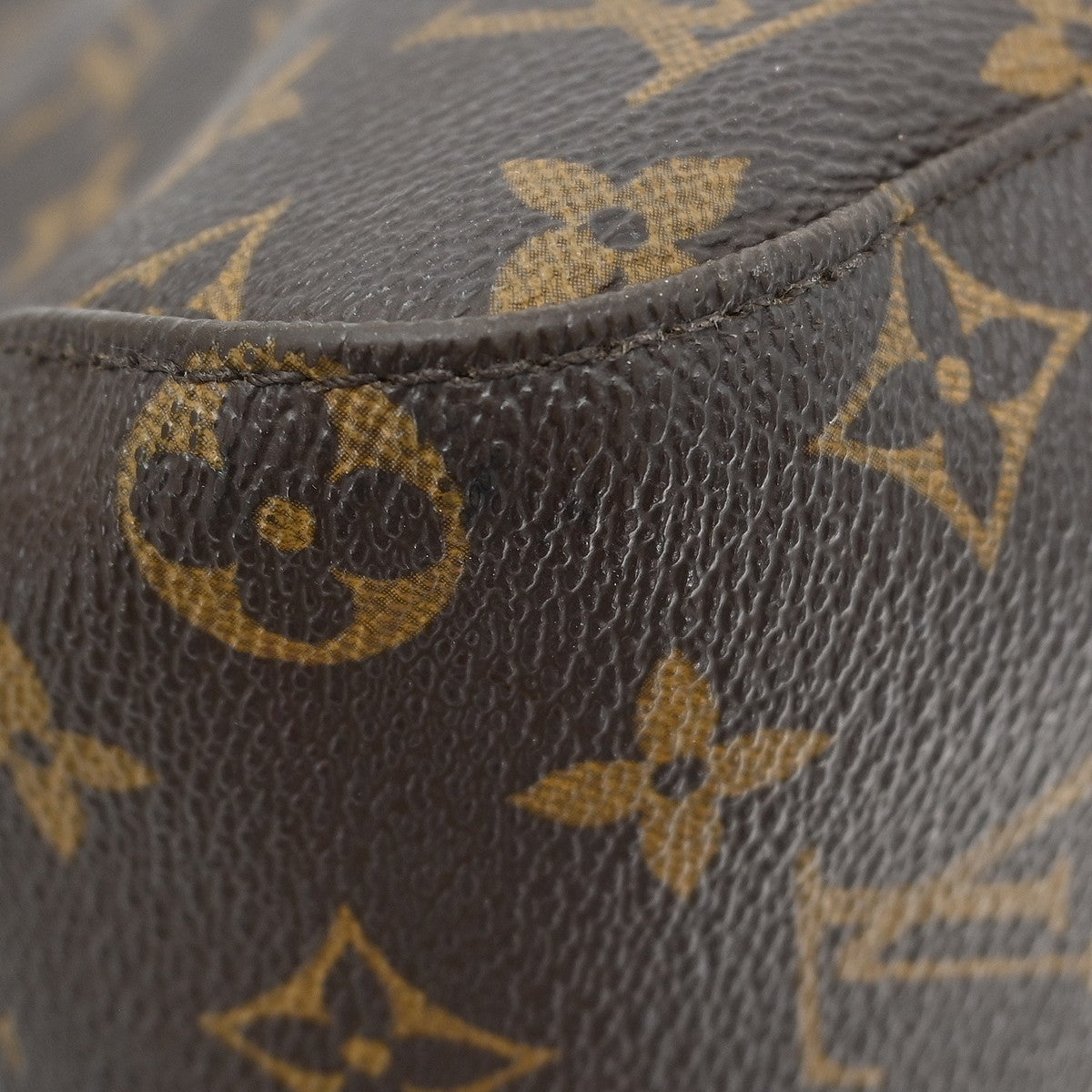 Louis Vuitton Monogram Looping Handbag Monogram Canvas Brown Canvas Handbag (Pre-Owned)