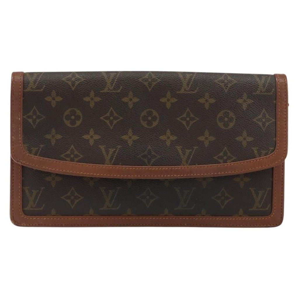 Louis Vuitton Dame Pochette Monogram Canvas Brown Canvas Clutche & Pouche Bag (Pre-Owned)