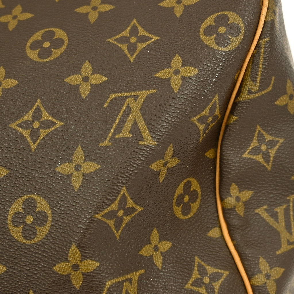 Louis Vuitton Keepall Bag Monogram Canvas Brown Canvas Travel Bag Bag (Pre-Owned)