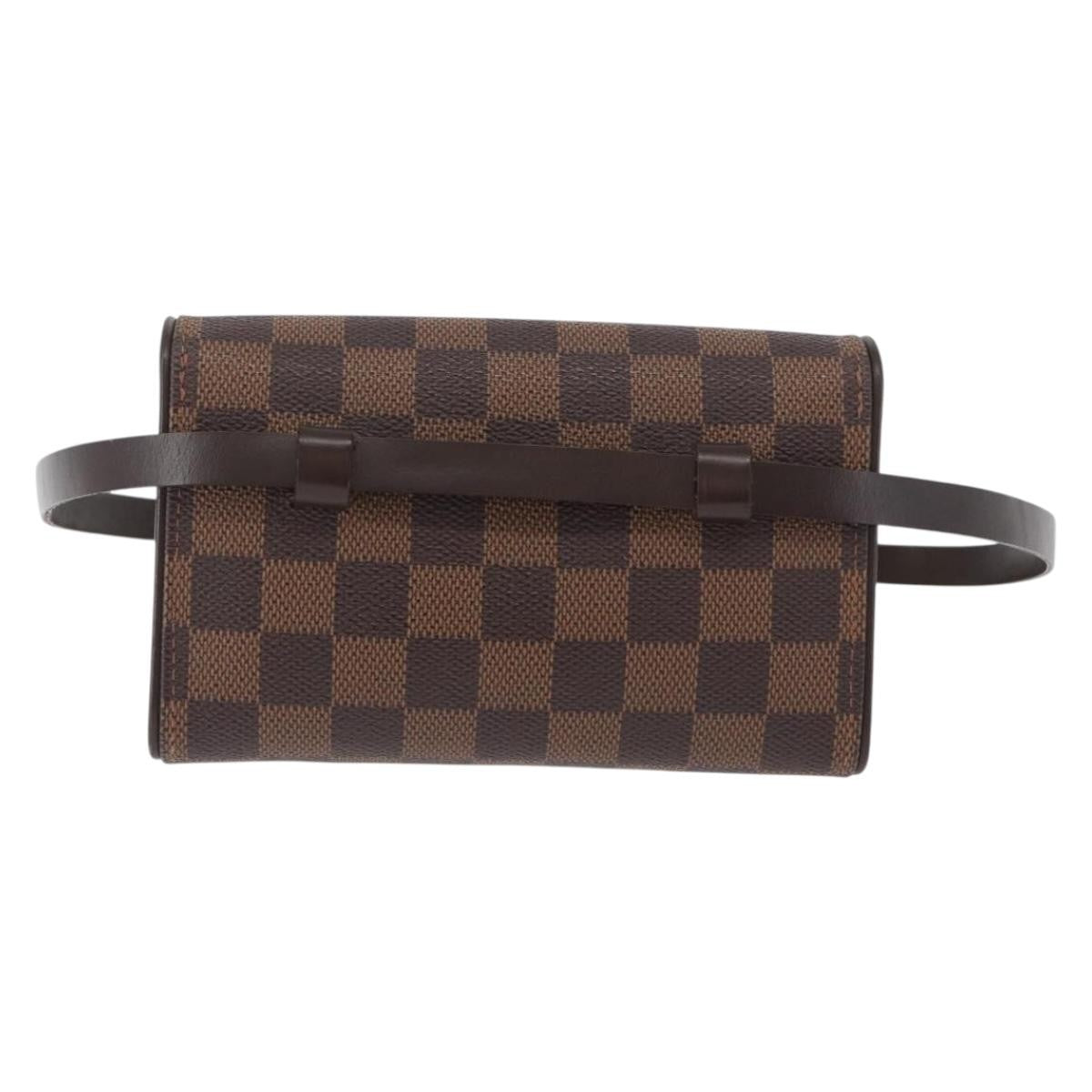 Louis Vuitton Florentine Waist Bag Monogram Canvas Brown Canvas Clutche & Pouche Bag (Pre-Owned)