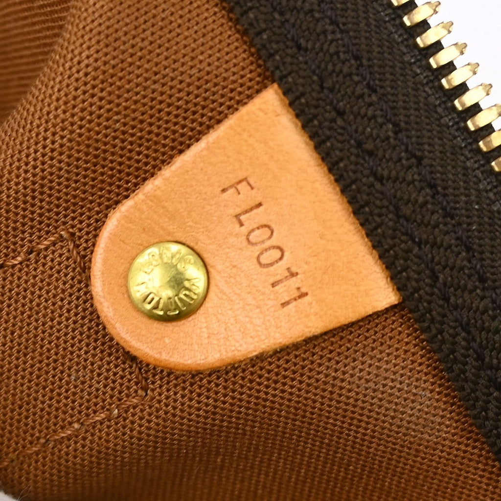 Louis Vuitton Keepall Bag Monogram Canvas Brown Canvas Travel Bag Bag (Pre-Owned)