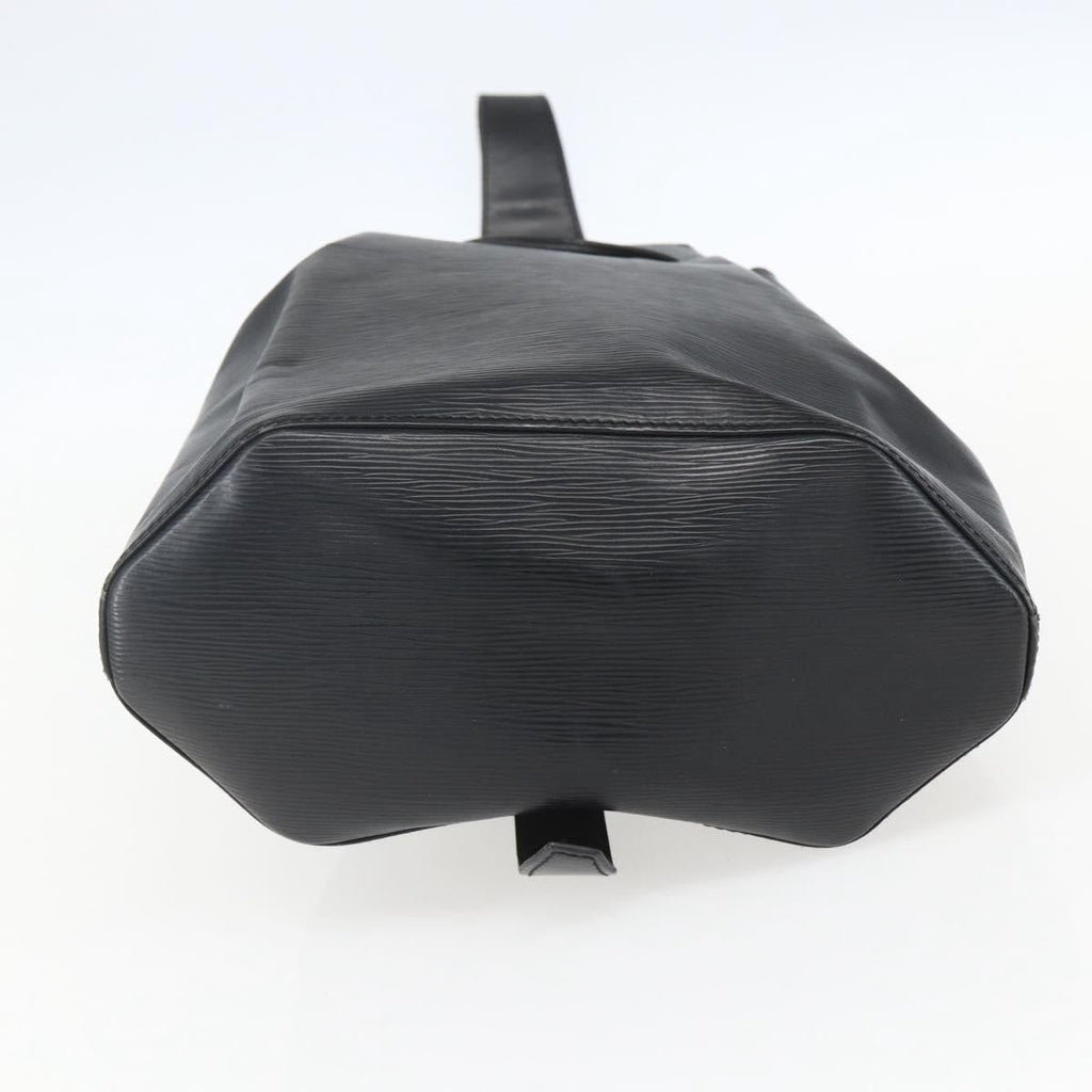 Louis Vuitton Sac A Dos Drawstring Backpack Epi Leather Black Leather Backpack Bag (Pre-Owned)