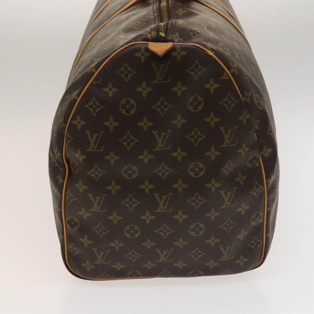 Louis Vuitton Keepall Bag Monogram Canvas Brown Canvas Travel Bag Bag (Pre-Owned)