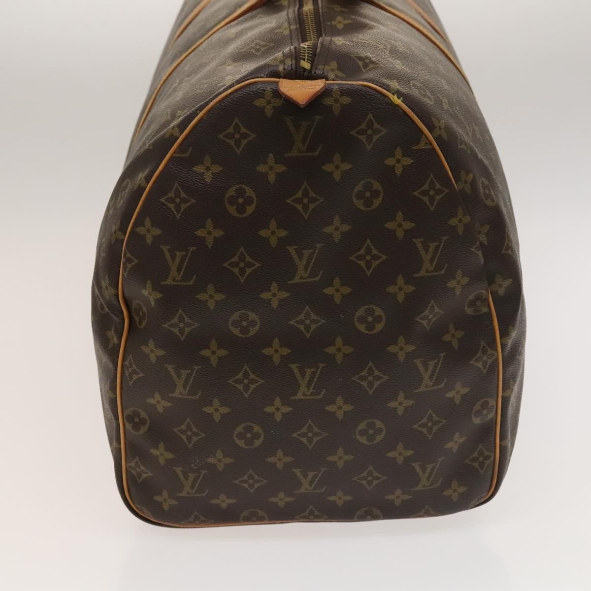 Louis Vuitton Keepall Bag Monogram Canvas Brown Canvas Travel Bag Bag (Pre-Owned)